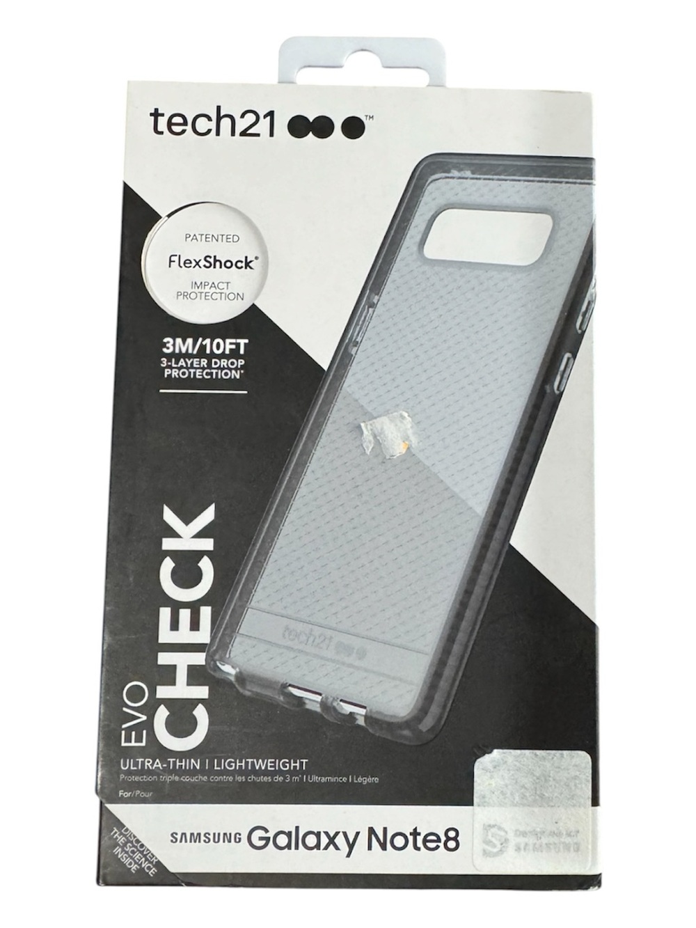tech21 Evo Check Case for Samsung Galaxy Note8 - Black/Clear